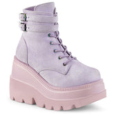 4 Inch Platform SHAKER-52 Lavender Suede